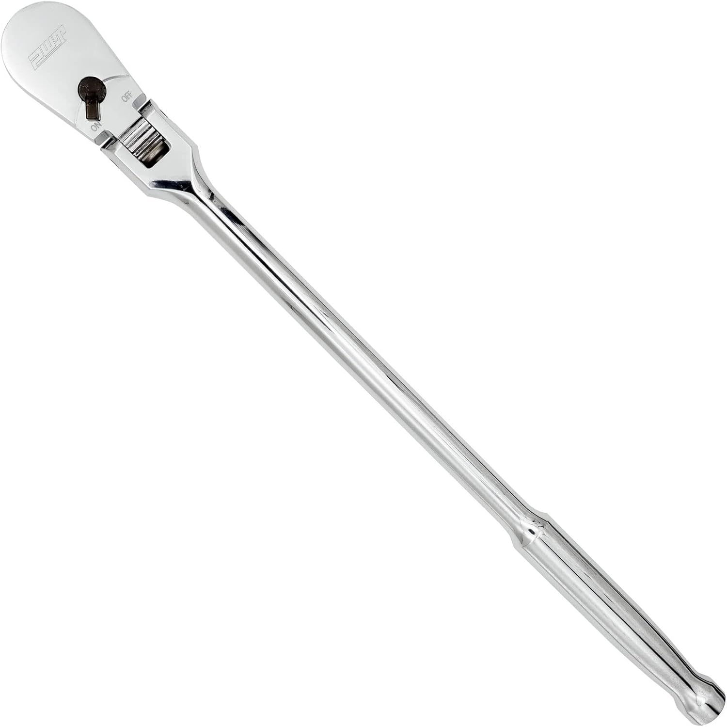 ロング首振りラチェットハンドルソケットレンチ 9.5mm 90枚ギア 12インチ