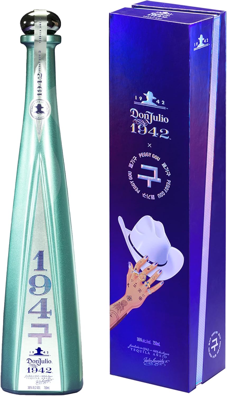 1942年ドン・フリオ テキーラ ペギーグーデザインボトル 750ml ギフト用箱入り