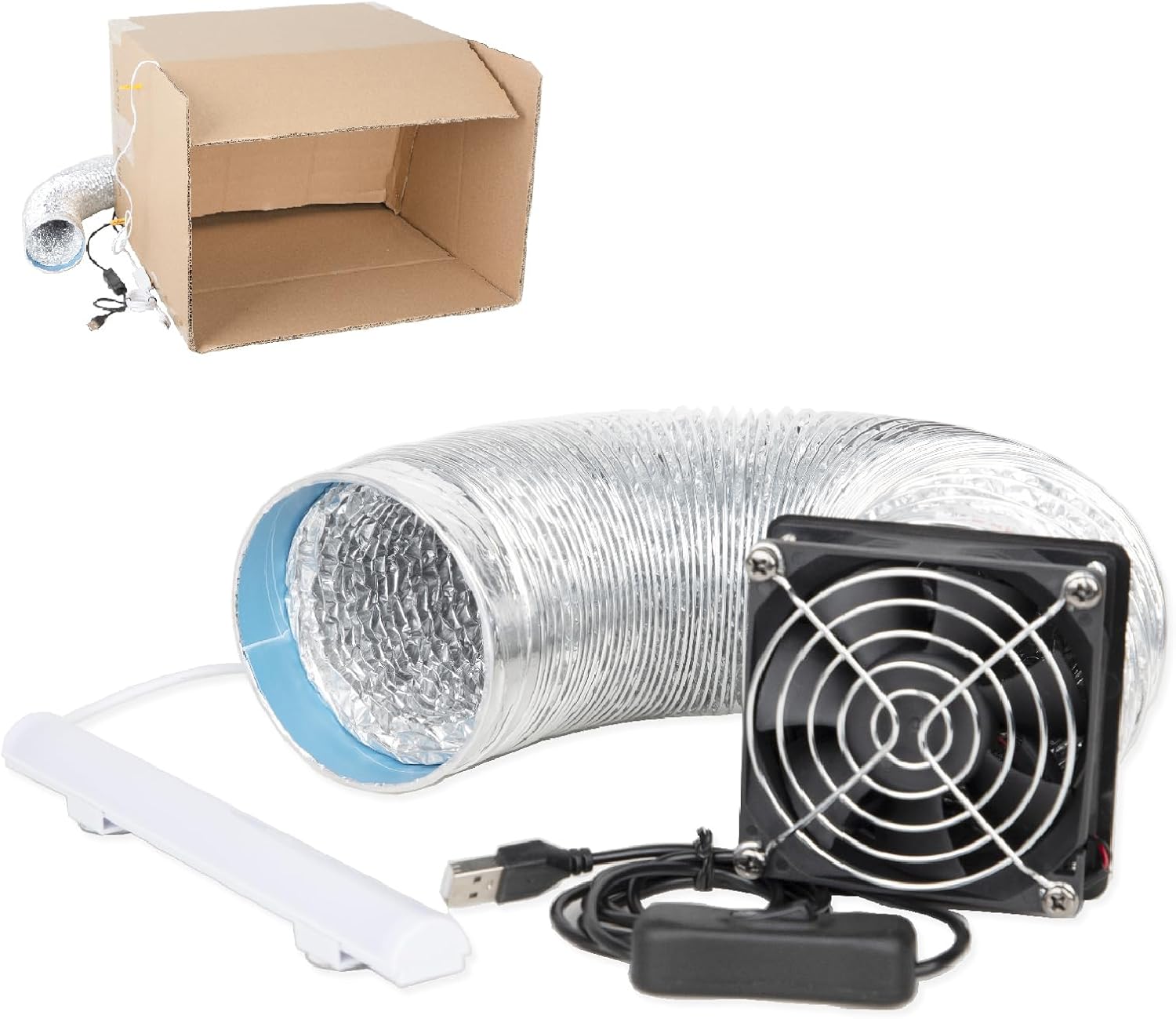 塗装ブース 自作キット 静音ファン・換気扇付き プラモデル用