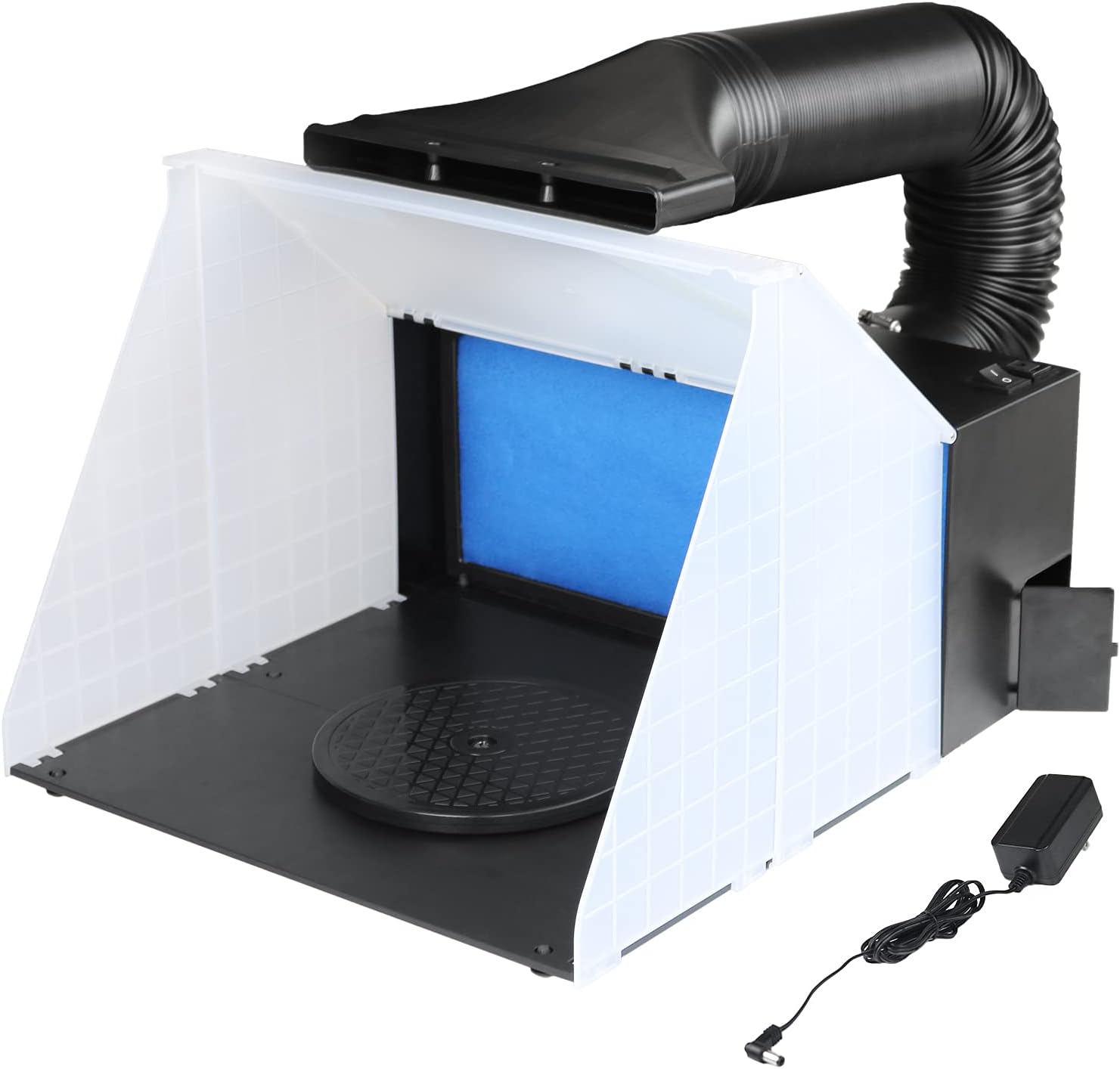 エアブラシ用排気ダクト付きスプレーブースセット