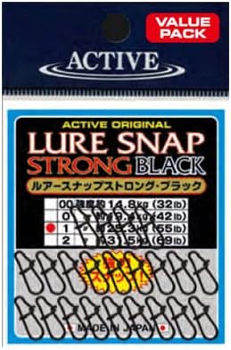アクティブ ストロング ルアースナップ ブラック