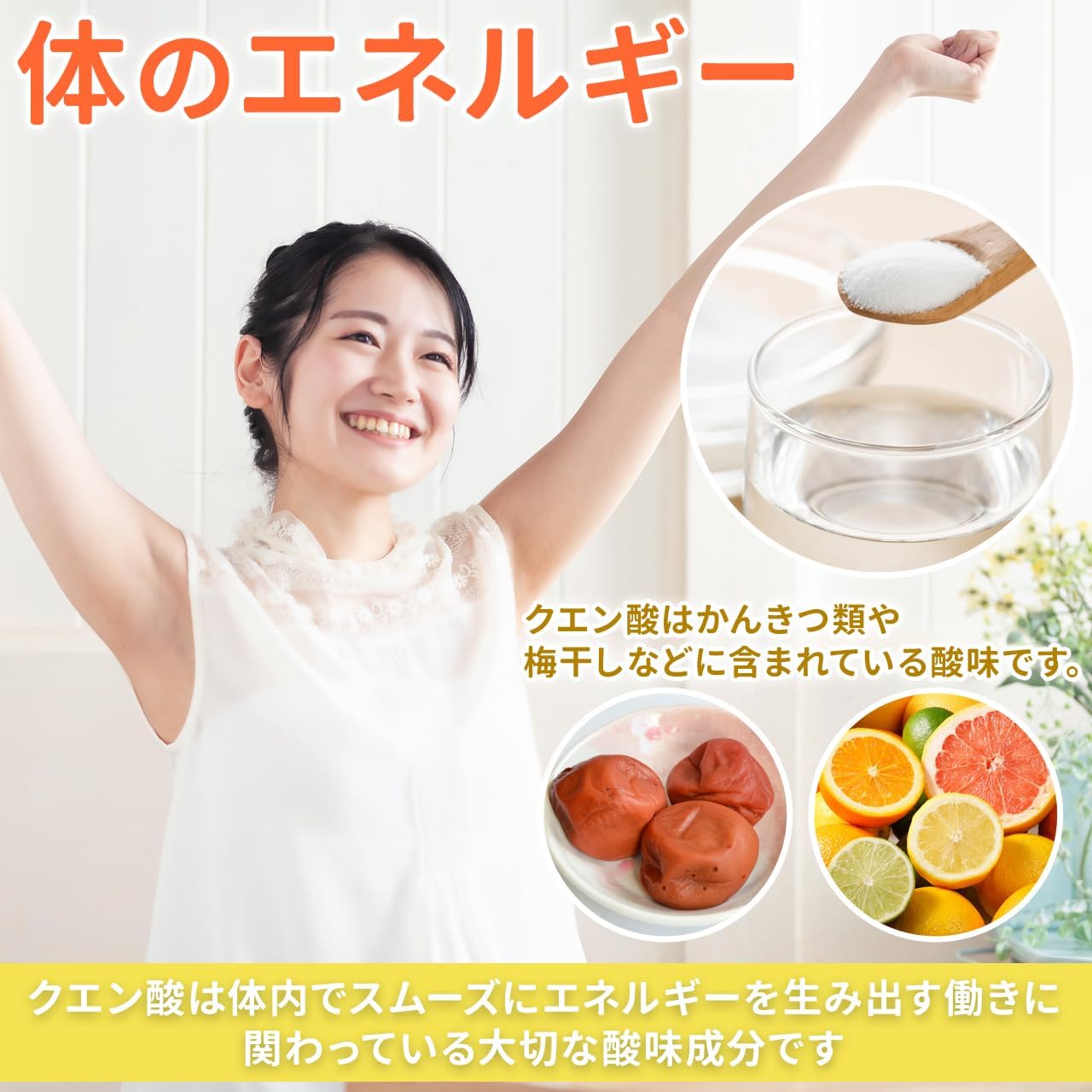 無水クエン酸 1kg 食品添加物規格 サプリメント 炭酸水用
