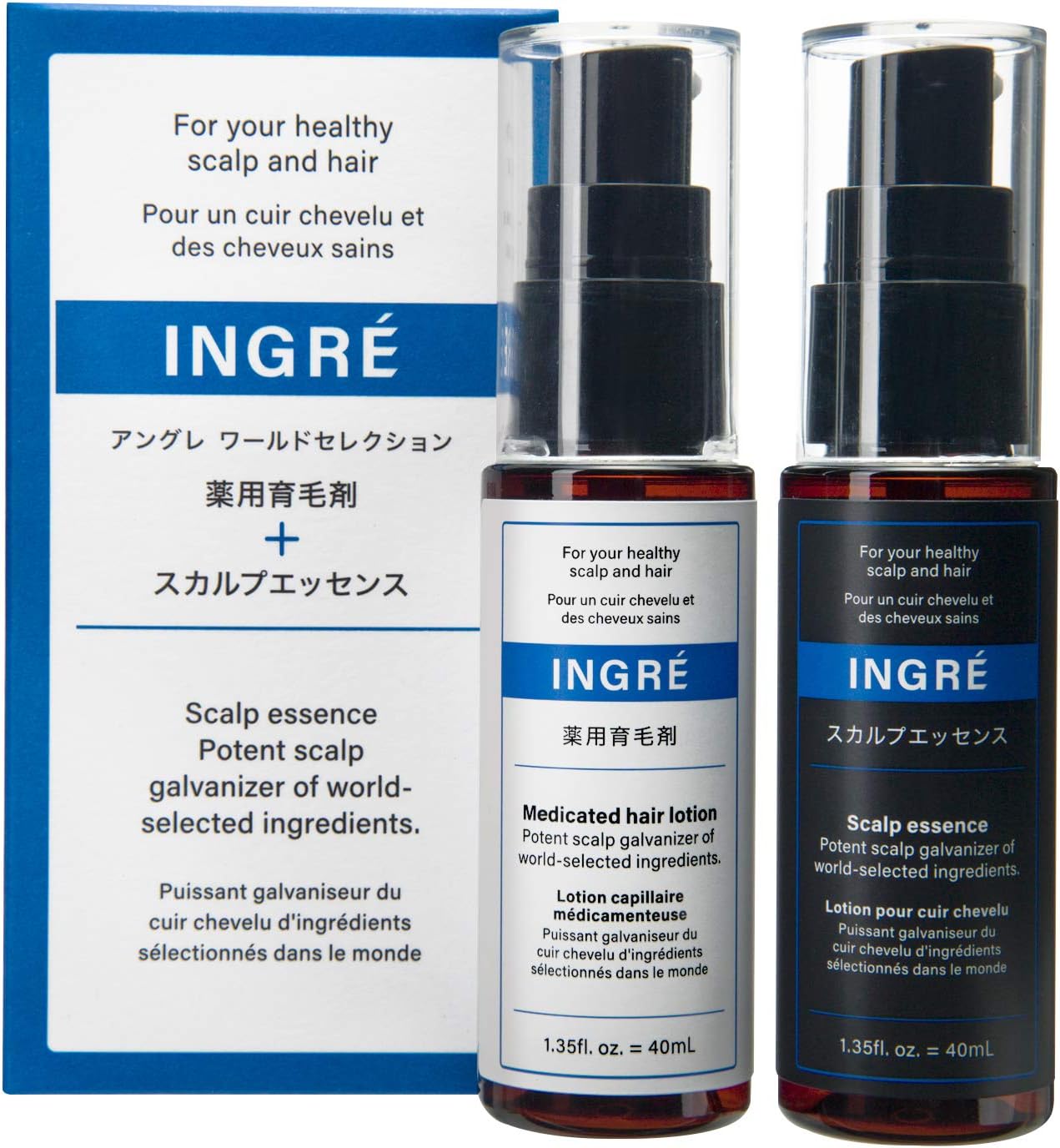 AGA発毛促進剤 アングレ ワールドセレクション 男性・女性用 医薬部外品 リデンシル配合