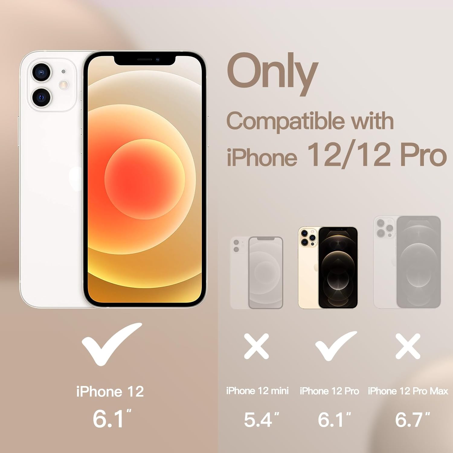 iPhone12/iPhone12 Pro専用 シリコンケース ゴールド シルキーソフトタッチ耐衝撃カバー