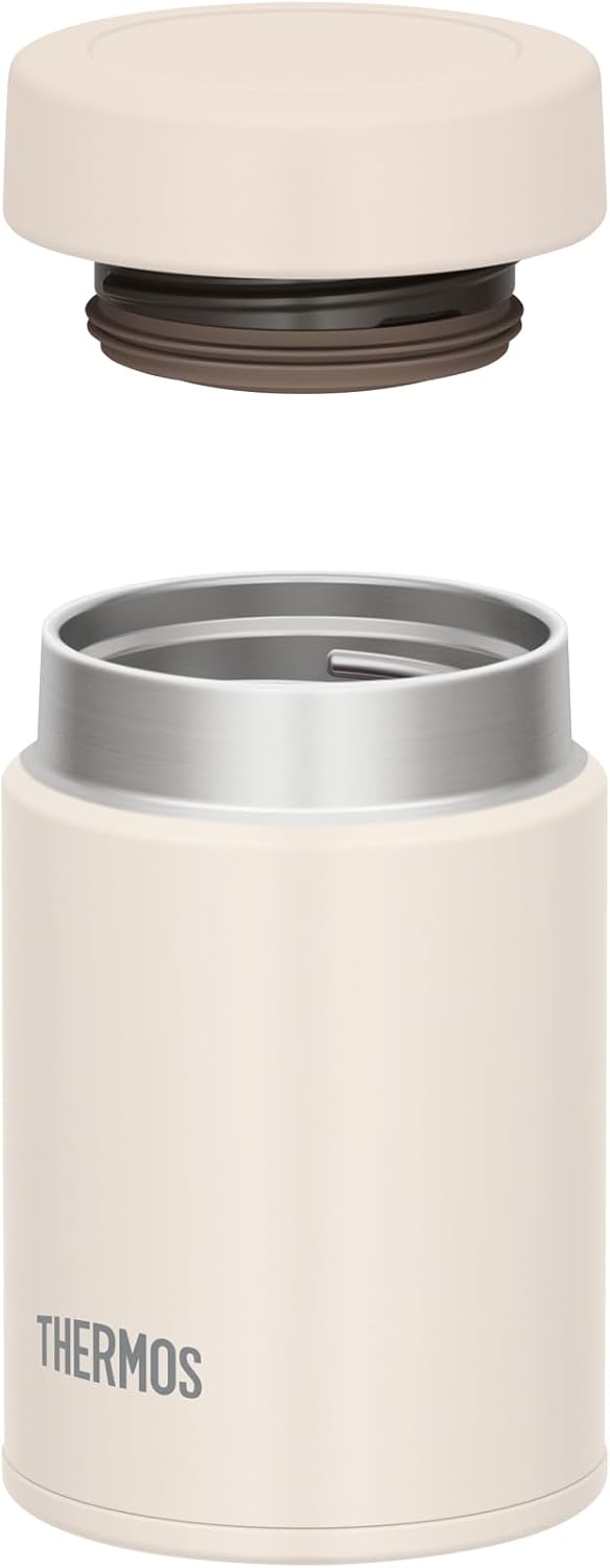 サーモス 真空断熱スープジャー 200ml アイボリー コンパクト 保温保冷