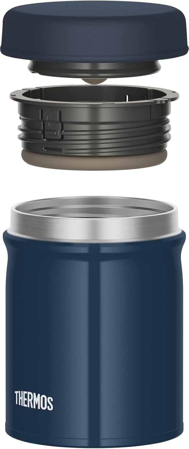 食洗機対応 サーモス 真空断熱スープジャー 500ml ネイビーブルー