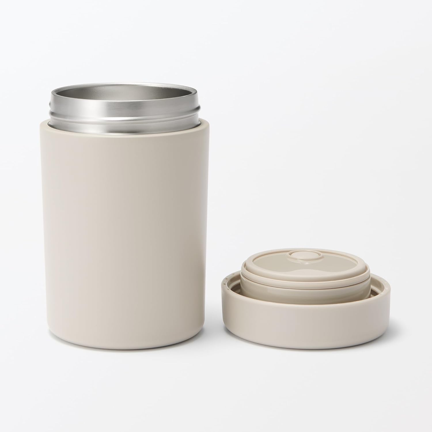 保温保冷 スープジャー 430mL グレーベージュ【無印良品】