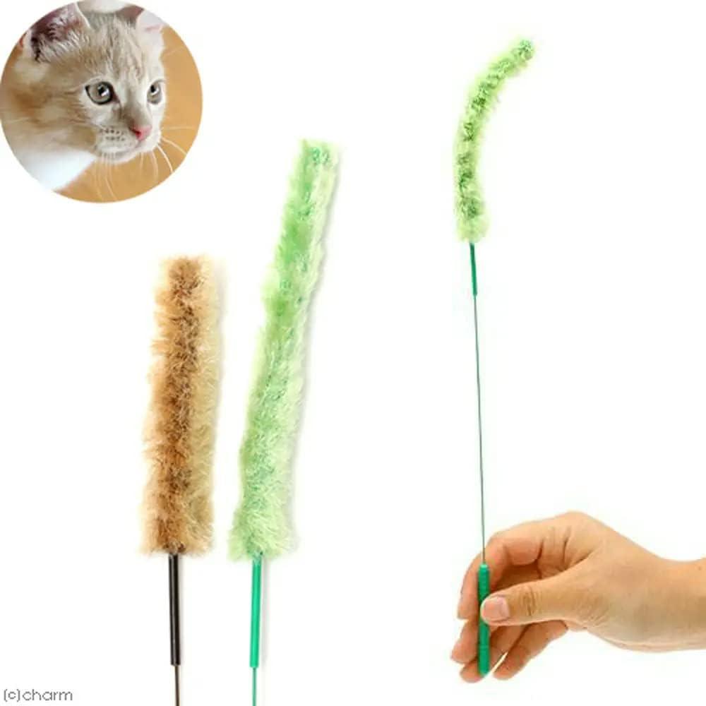 じゃれ猫用お遊び草 2本セット – キャティーマン