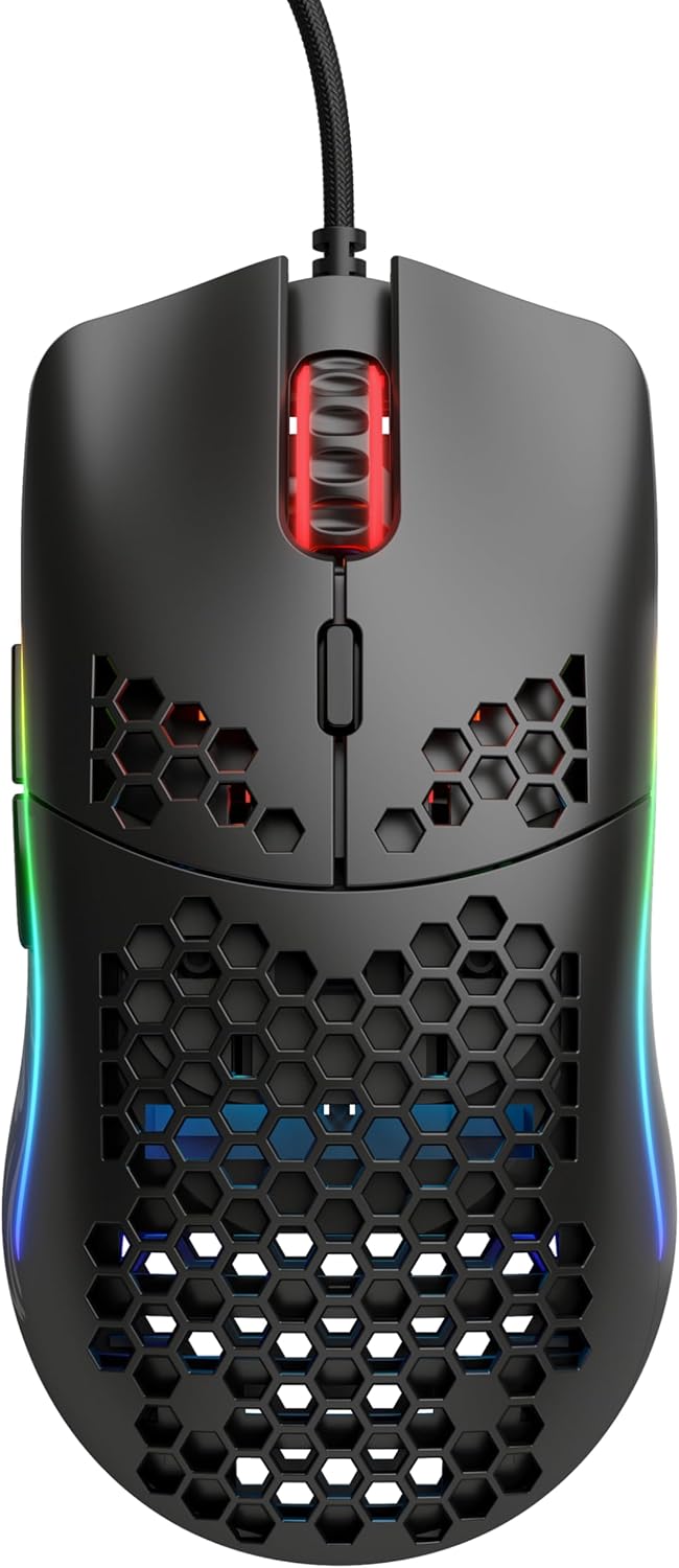 Glorious モデルO ゲーミングマウス 有線 軽量 (58g) RGB 6ボタン ハニカム 日本正規品