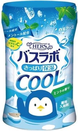 夏用クール入浴剤 HERS バスラボ ミントの香り 500g 500g