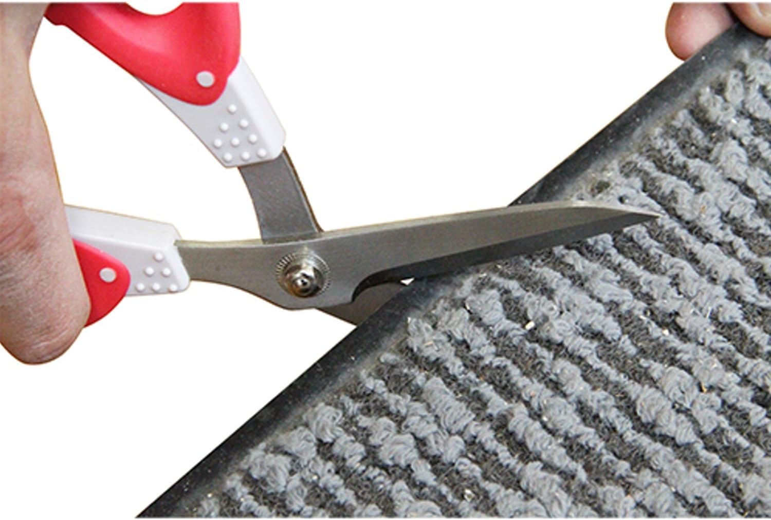 厚物布・カーペット用切鋏 210mm - SK11 角度付きハンドル