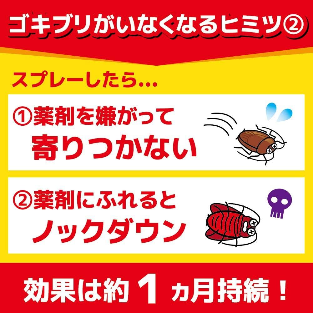 ゴキブリ駆除スプレー 200mL 2本セット 1ヵ月効果持続