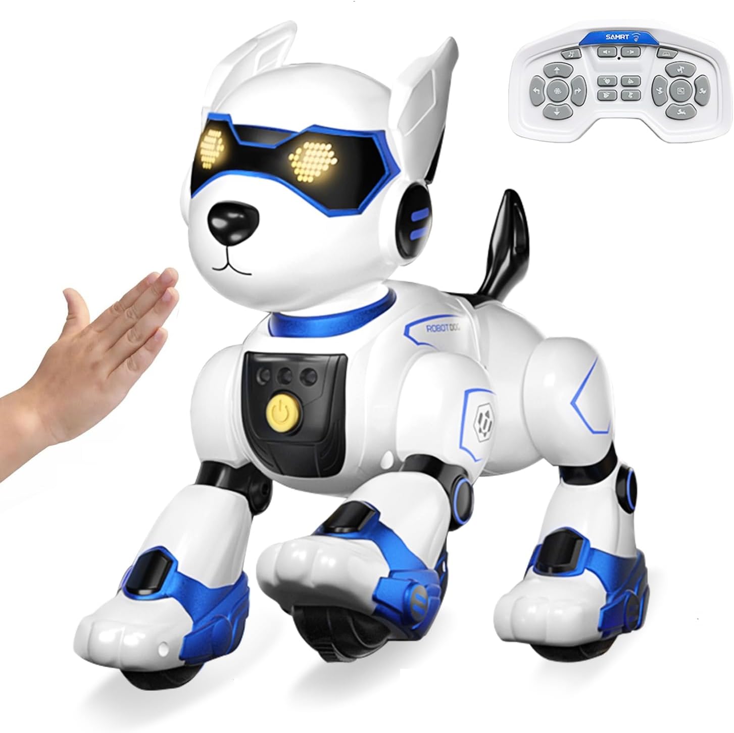 音声認識機能搭載多機能ロボット犬 - USB充電式電子ペット（男の子・女の子向け）