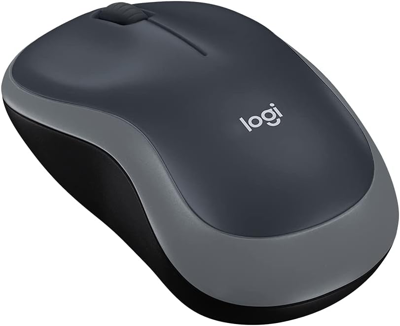 ロジクール M185CG ワイヤレスマウス 小型 グレー 最大12ヶ月電池寿命