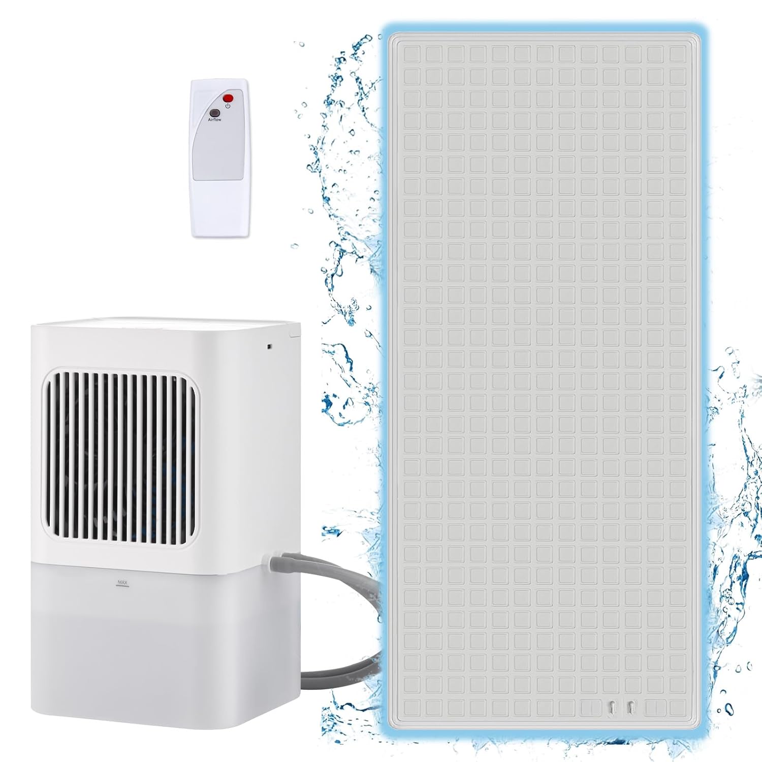 水冷冷却マット Type C接続 無線リモコン付き 折りたたみ シングル  الصيفのキャンプや学生寮に最適
