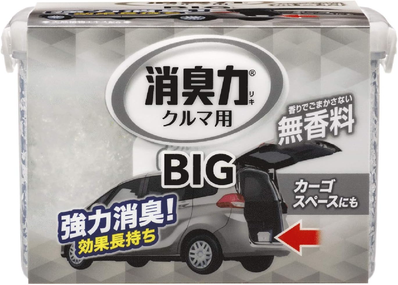 無香料 車用消臭芳香剤 消臭力 BIG 900g