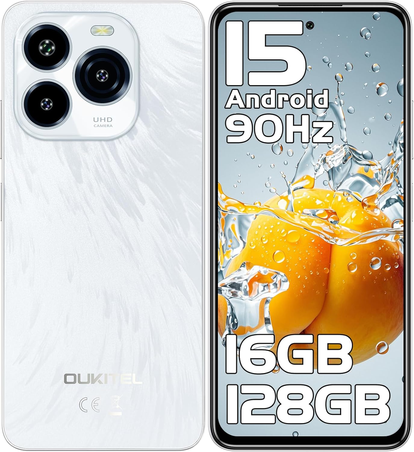 OUKITEL C65 SIMフリースマートフォン 16GB RAM・128GB ROM・6.7インチHD・50MPカメラ・5150mAhバッテリー