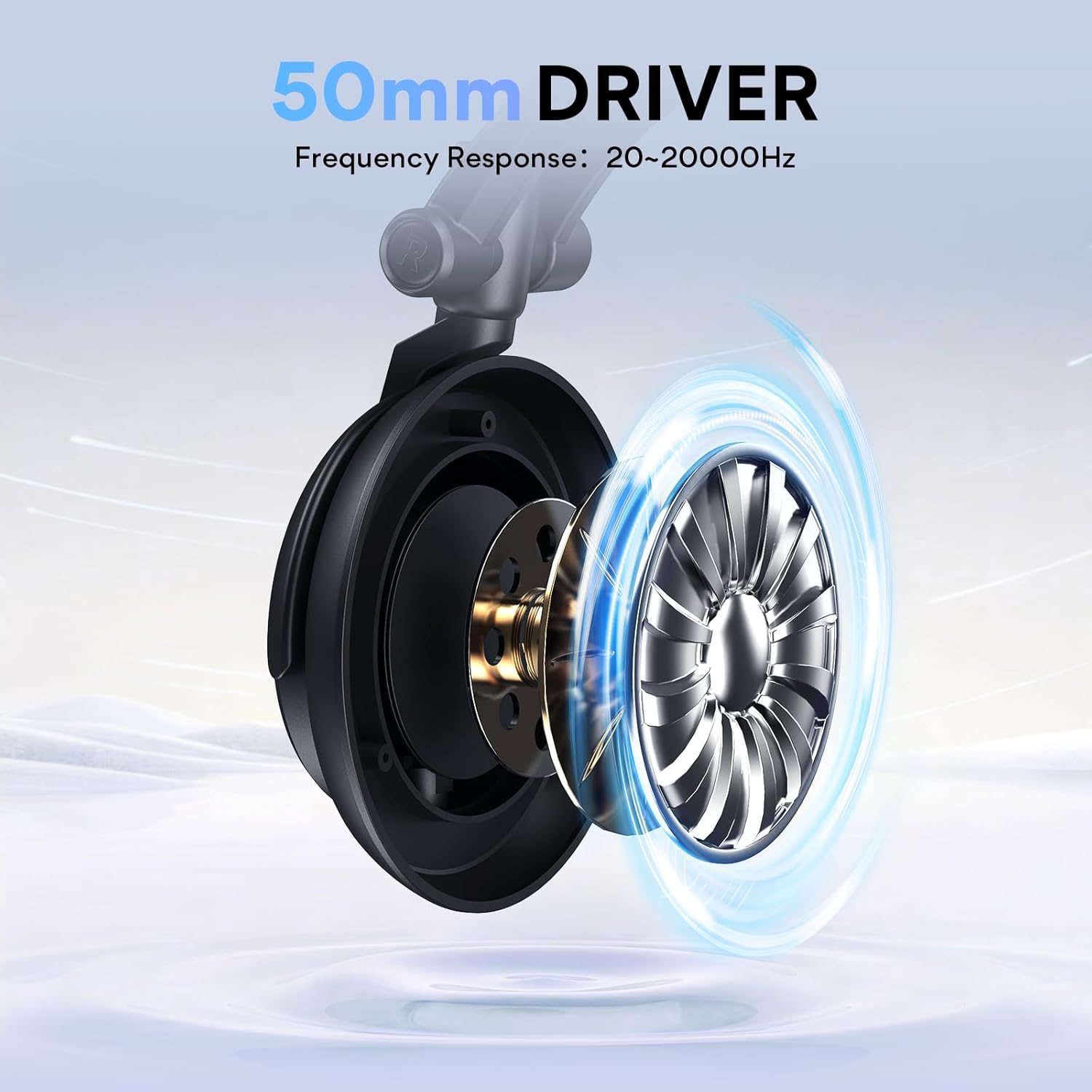 MAONO モニターヘッドフォン 50mmドライバー 密閉型 DJ用 有線 折り畳み 3.5mm/6.35mmプラグ対応