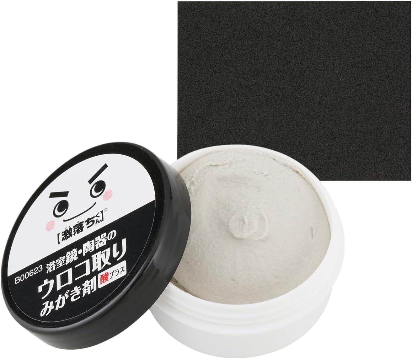 鏡・陶器用激落ちくんクエン酸ペースト磨き剤（研磨シート付き）