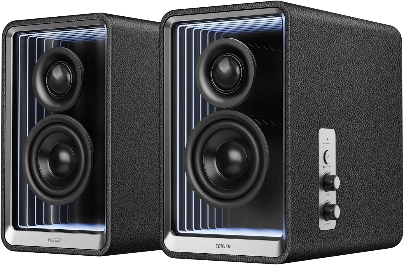 Edifier QR65 Bluetooth5.3 70Wモニタースピーカー（ハイレゾ対応・RGBライト・スピーカースタンド付）