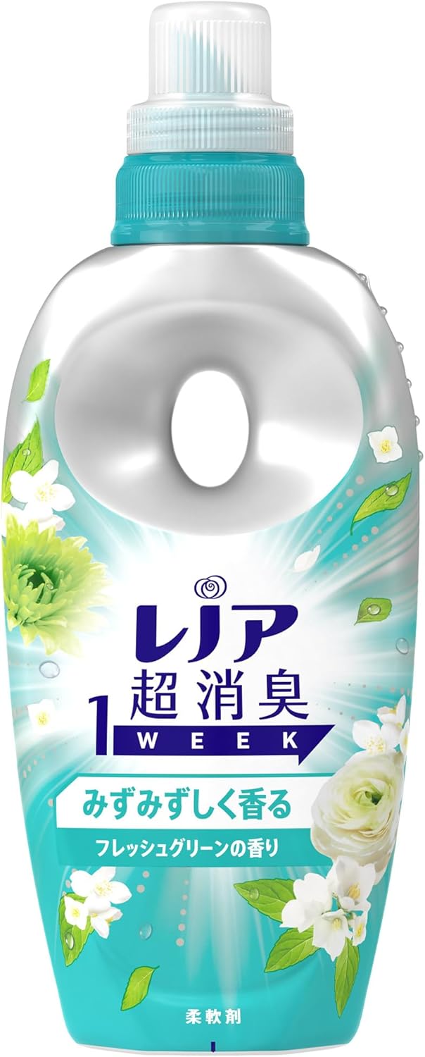 レノア 超消臭柔軟剤 フレッシュグリーンの香り 490mL