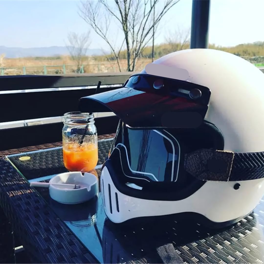 バイク用UVカットオフロードゴーグル 男女兼用 眼鏡対応