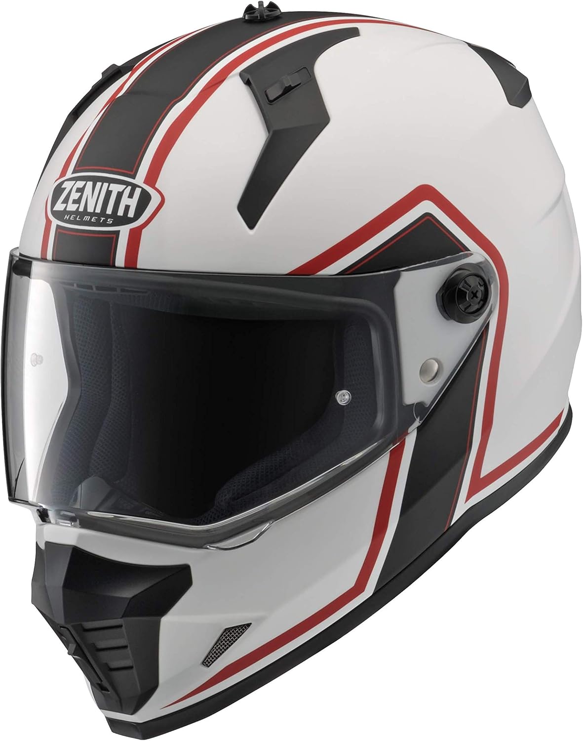 オフロードバイク用ヘルメット YAMAHA YX-6 ZENITH GF-03レッド Lサイズ(59-60cm)
