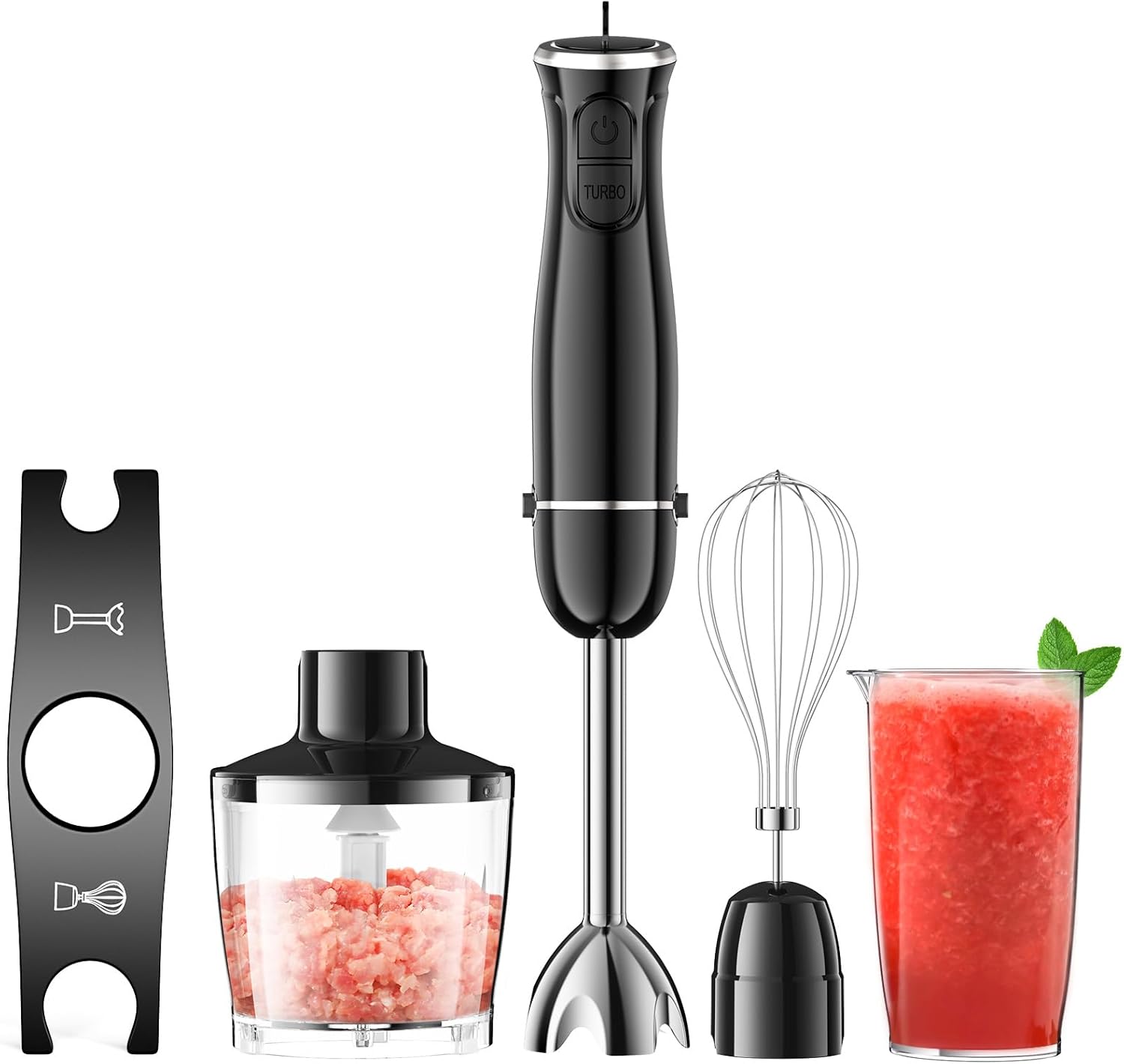 離乳食・氷も砕ける5役ハンドブレンダー(ブラック)