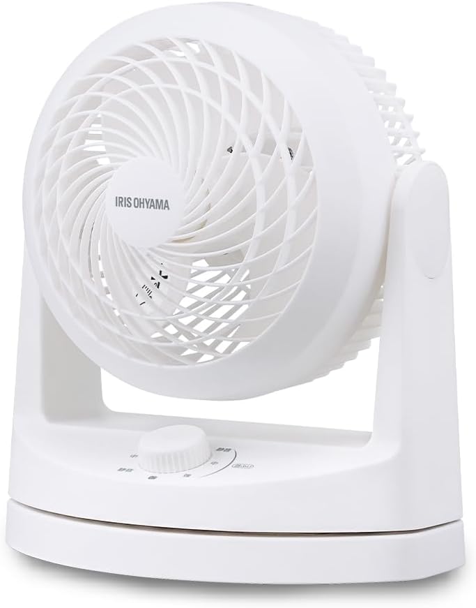 アイリスオーヤマ 静音サーキュレーター 扇風機 左右首振り 8畳用 PCF-HD15EC-W