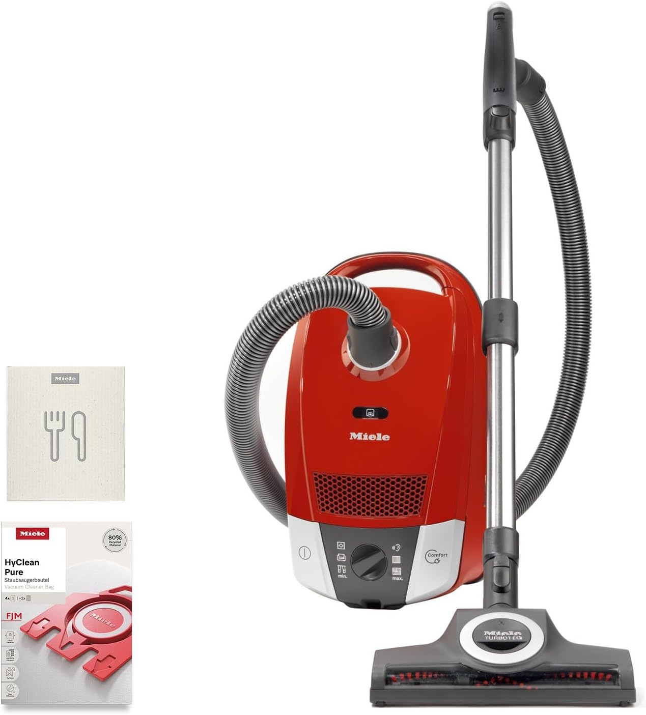 ペット用キャニスター掃除機 Miele Compact C2 SDBO 4 - オータムレッド (正規販売店)