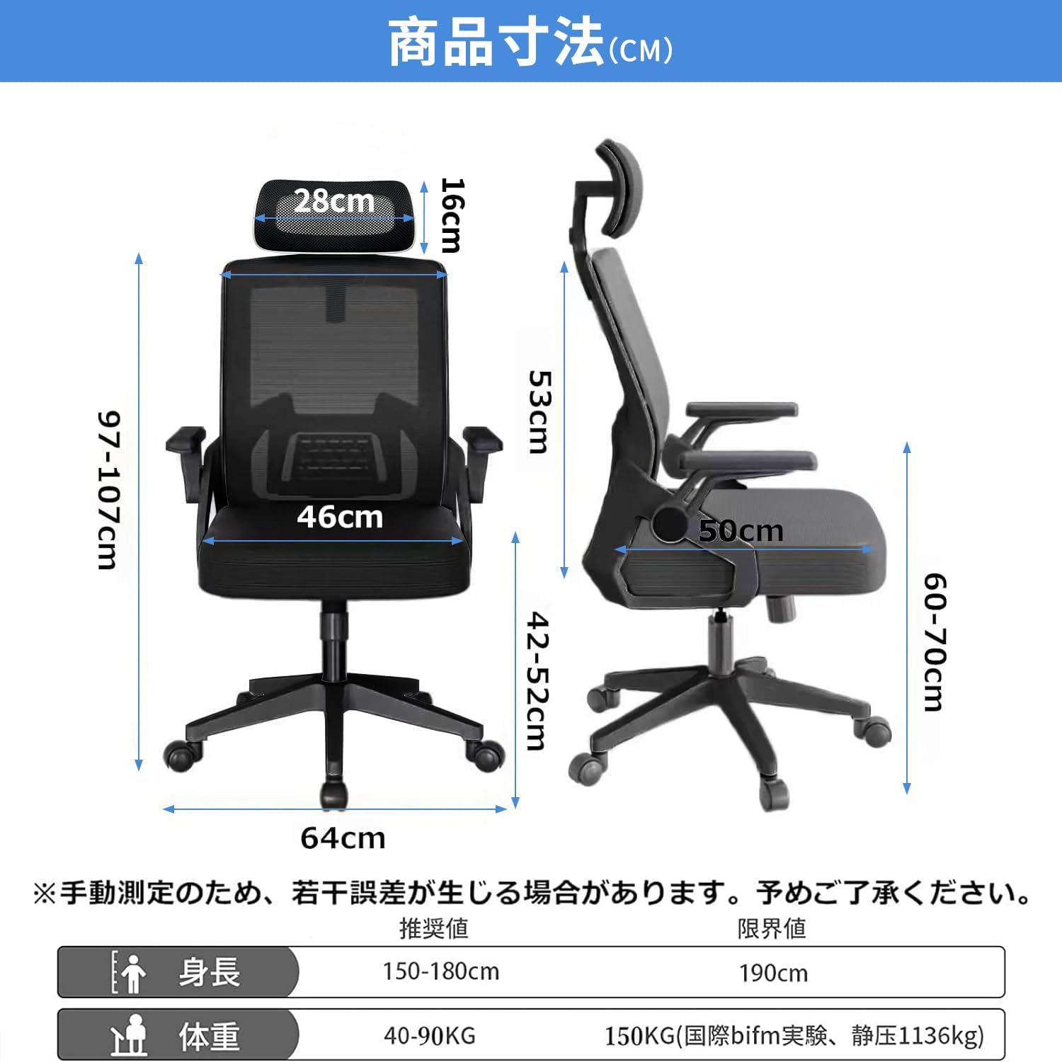 テレワーク用 人間工学オフィスチェア 腰サポート メッシュ ブラック