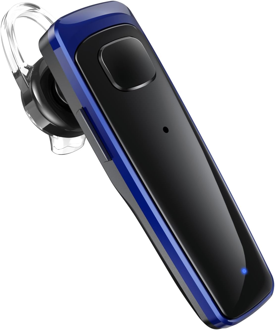 Bluetoothヘッドセット 片耳 ワイヤレスイヤホン Qualcommチップ搭載 HD通話用 ENCノイズ低減 技適認証取得 S525 ブルー