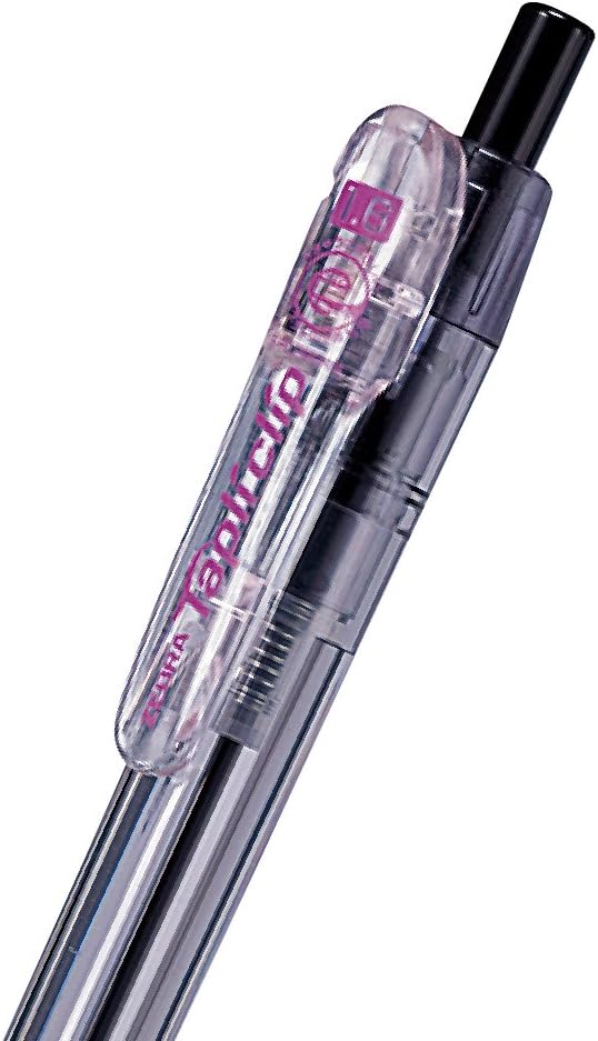 ゼブラ 油性ボールペン タプリクリップ 1.6mm 黒 5本入