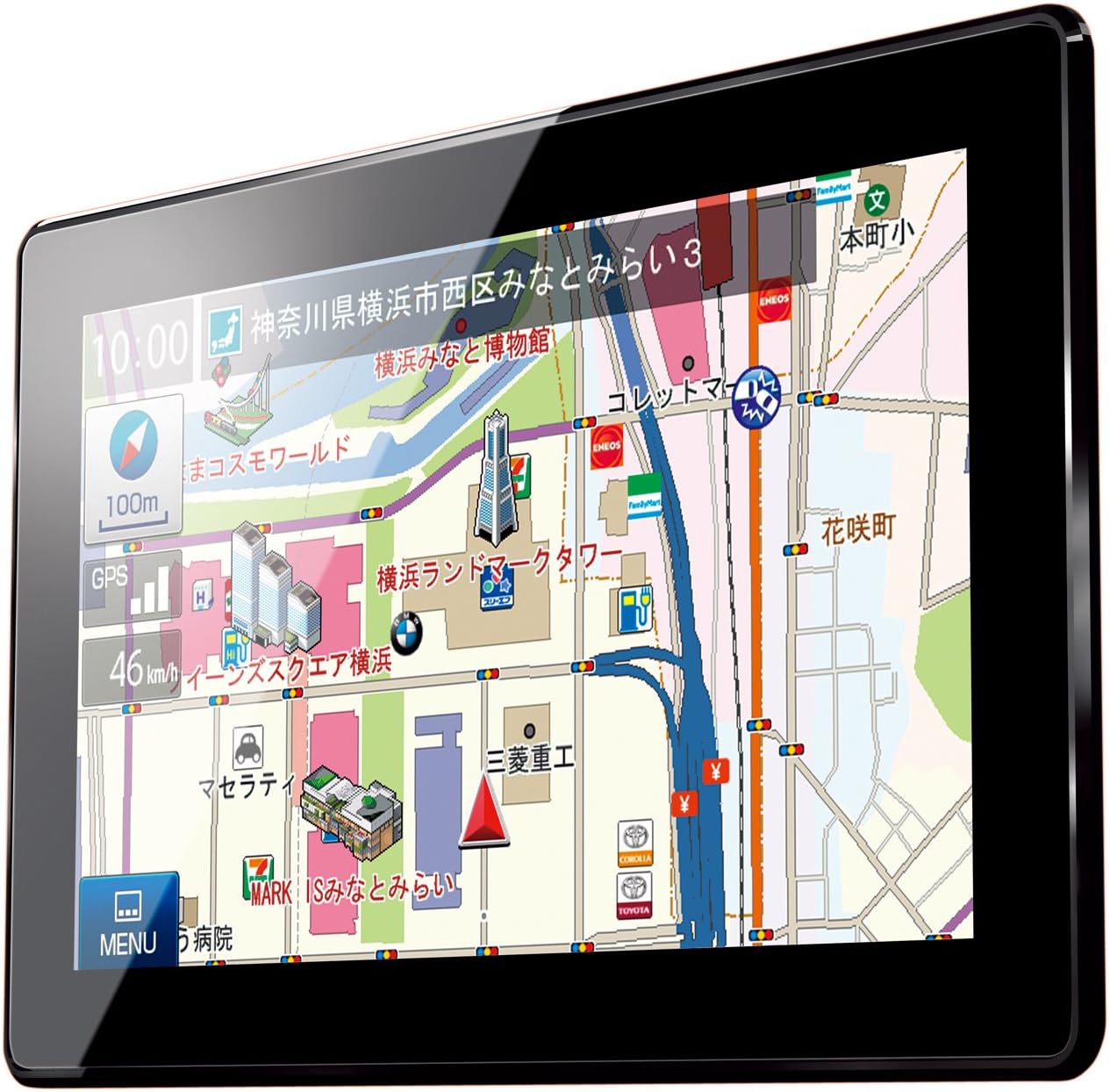ユピテル フルセグ内蔵 7.0型 ポータブルカーナビ YPF7500-P