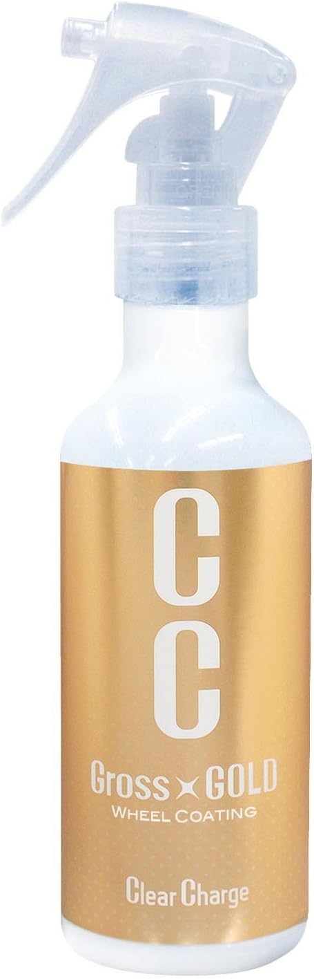 ホイールコーティング剤 CCグロスゴールド 200ml（マイクロファイバークロス付き）