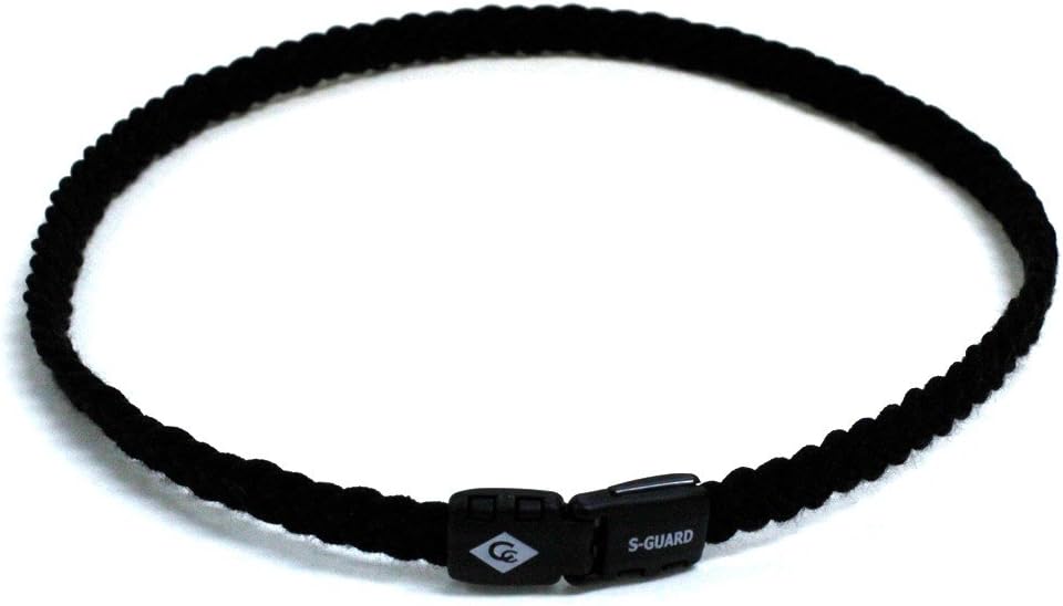 静電気除去ネックレス Sガード×fita 黒 50cm