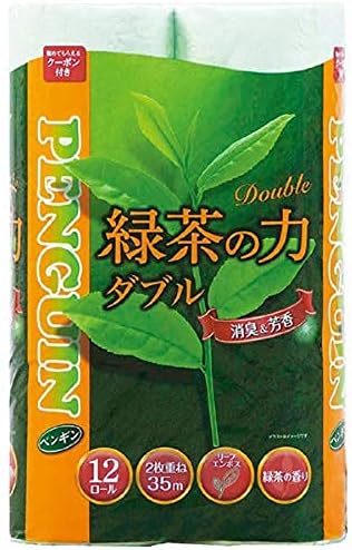 丸富製紙 ペンギンティーフラボン ダブルトイレットペーパー 12ロール