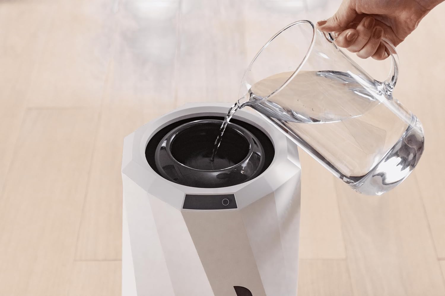 Airdog moi 加湿器 3.2リットル大容量 気化式 除菌型 オフィスや寝室向け 乾燥対策
