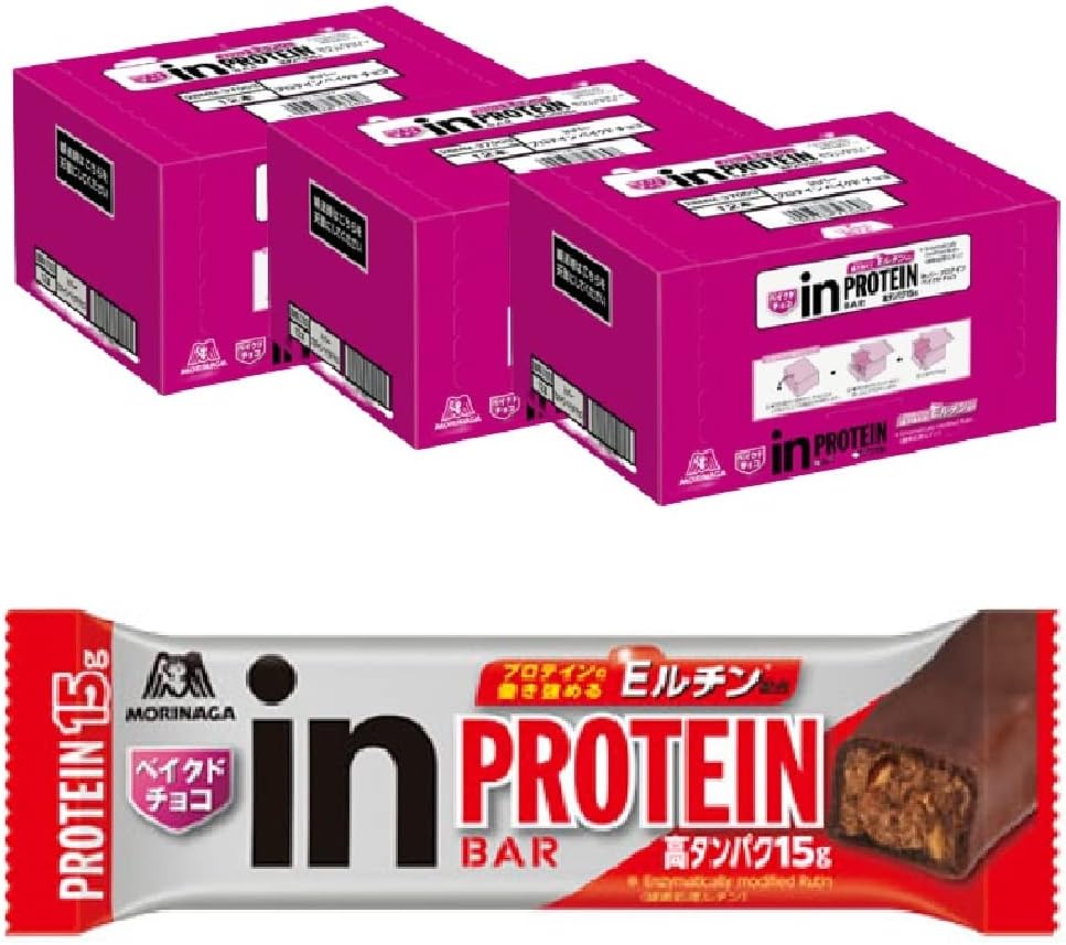 森永 inバー プロテイン ベイクドチョコ 36個セット
