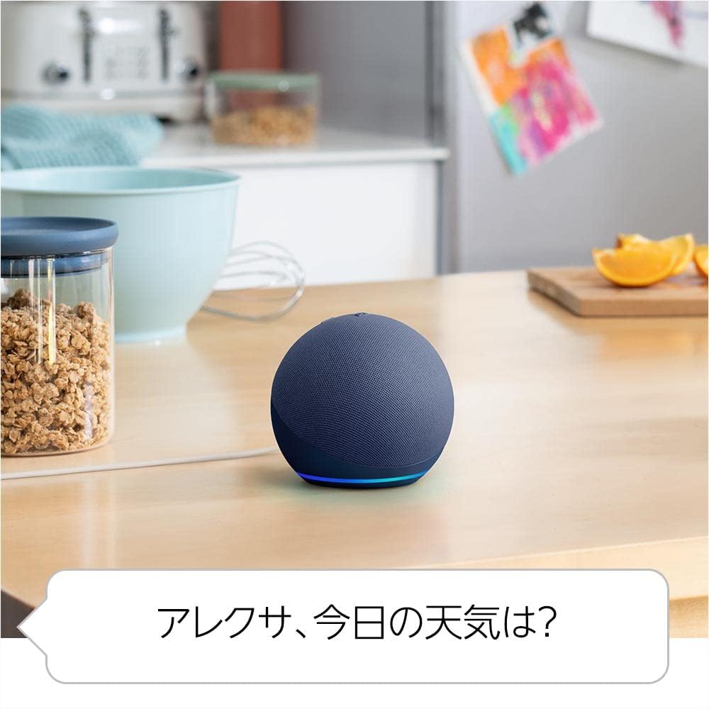 Alexa搭載 Echo Dot 第5世代 - センサー付き、鮮やかなサウンド（グレーシャーホワイト）