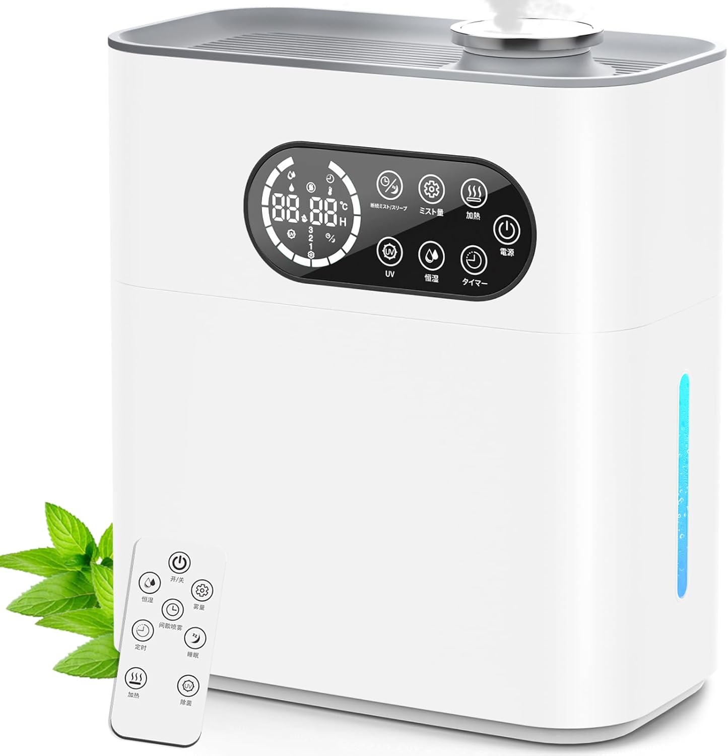 大容量6.5L 超音波式加湿器｜2024年新モデル｜静音・アロマ対応・自動湿度調整