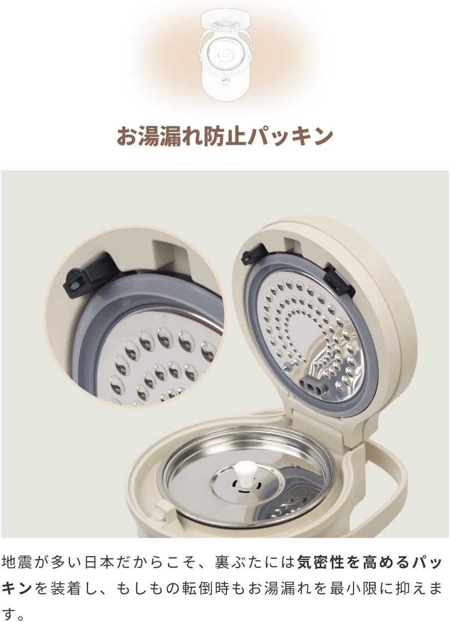 大容量スチーム加湿器 3.0L 6畳～10畳対応 お手入れ簡単 連続6時間稼働