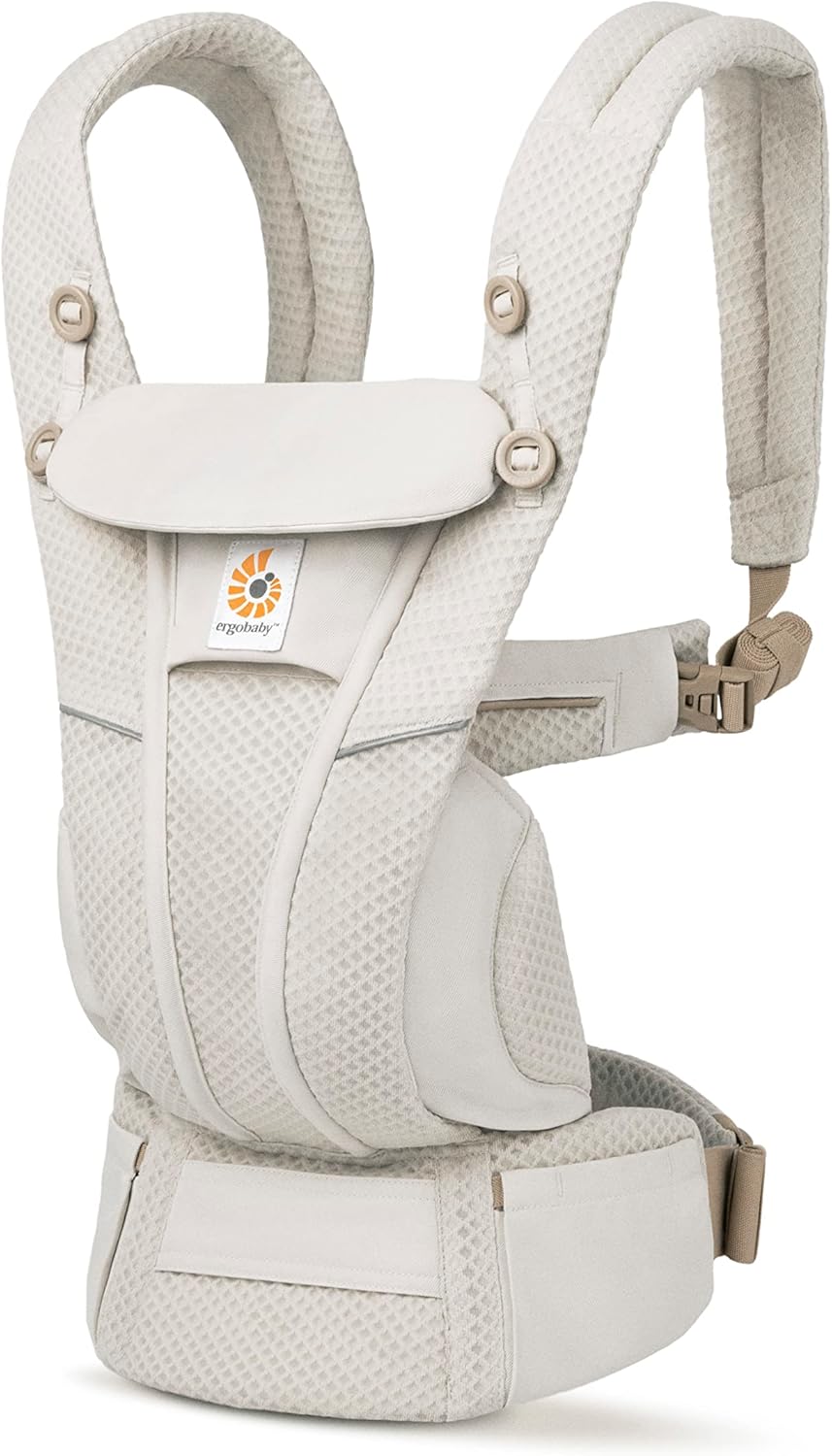 抱っこひも OMNI Breeze ナチュラルベージュ 0~36ヶ月用 通気性メッシュ 人間工学設計