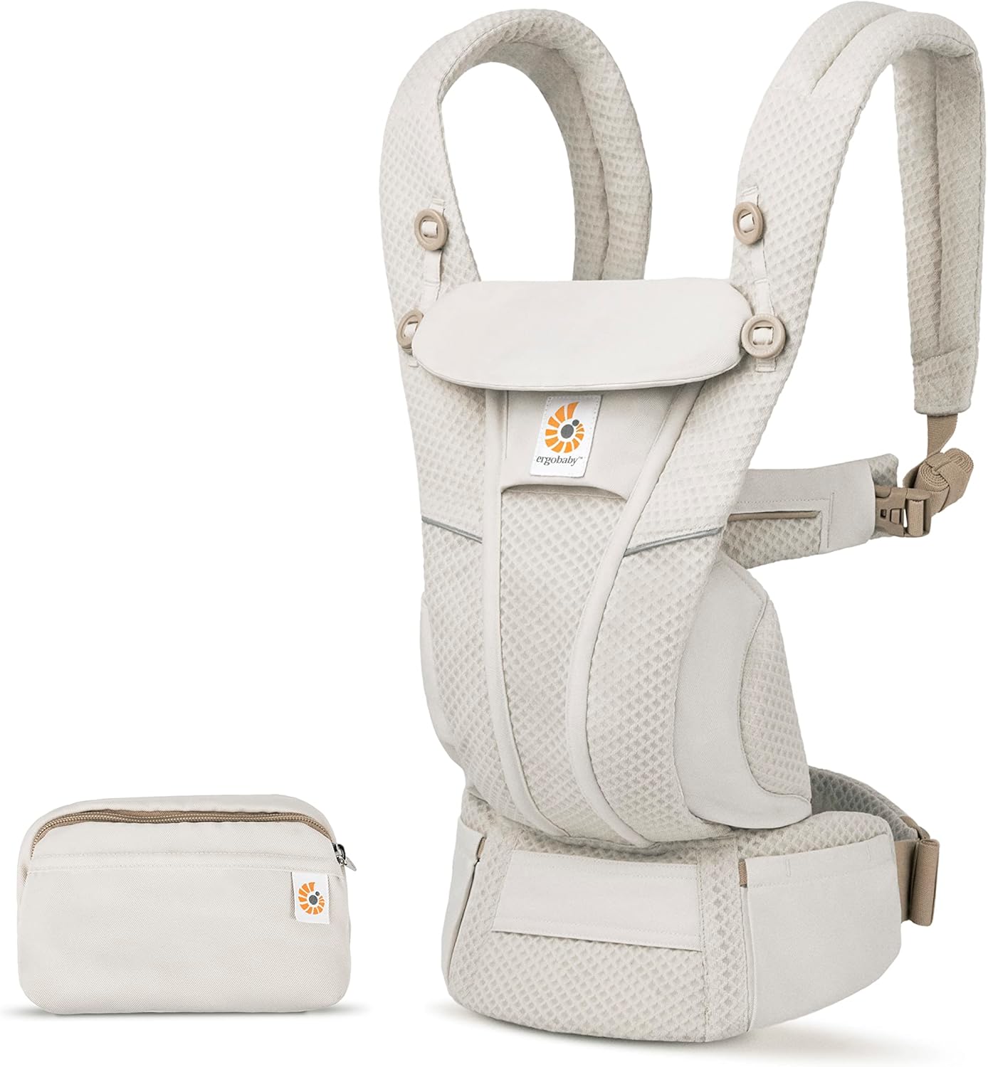 抱っこひも OMNI Breeze ナチュラルベージュ 0~36ヶ月用 通気性メッシュ 人間工学設計