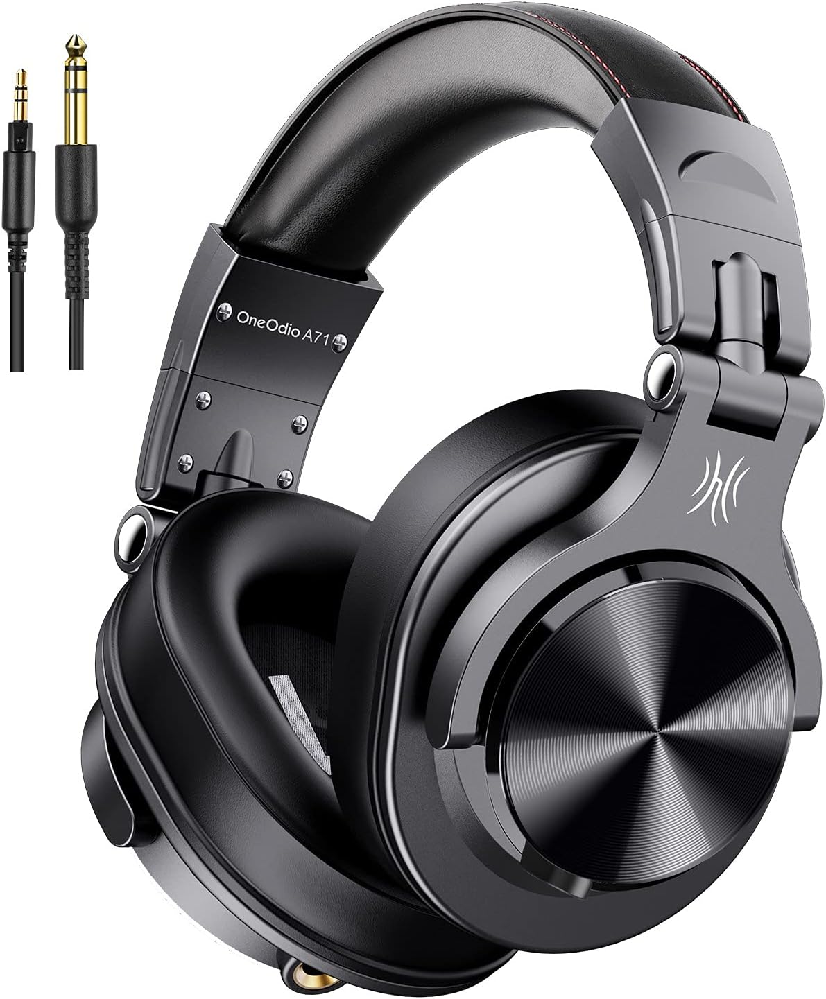 OneOdio A71 ハイレゾ対応 有線オーバーイヤーヘッドホン 密閉型 DJ・楽器練習用 3.5mm/6.35mmジャック
