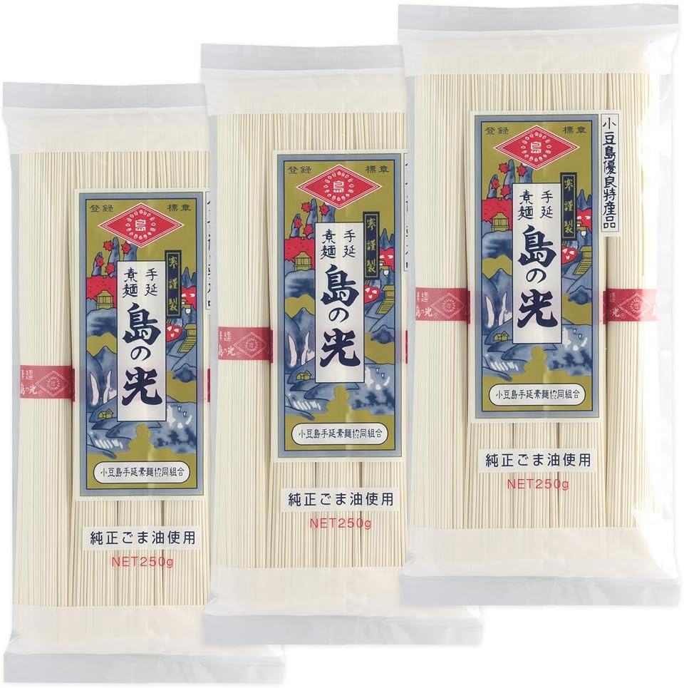 小豆島手延べそうめん 島の光 750g（250g×3袋）