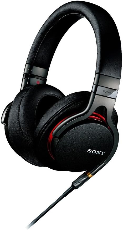 ハイレゾ対応 SONY MDR-1A 密閉型ヘッドホン ケーブル着脱式 ブラック