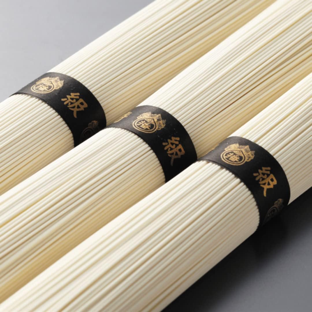 手延べ素麺 揖保乃糸 特級 黒帯ギフト 50g×18束 木箱入り