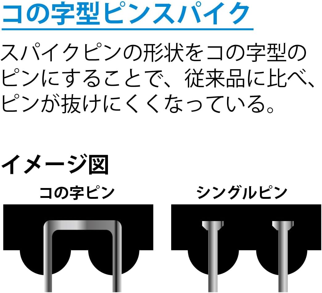 男女兼用 ステンレス製コの字型ピンスパイク長靴 RMP-7507 釣り・山林作業用