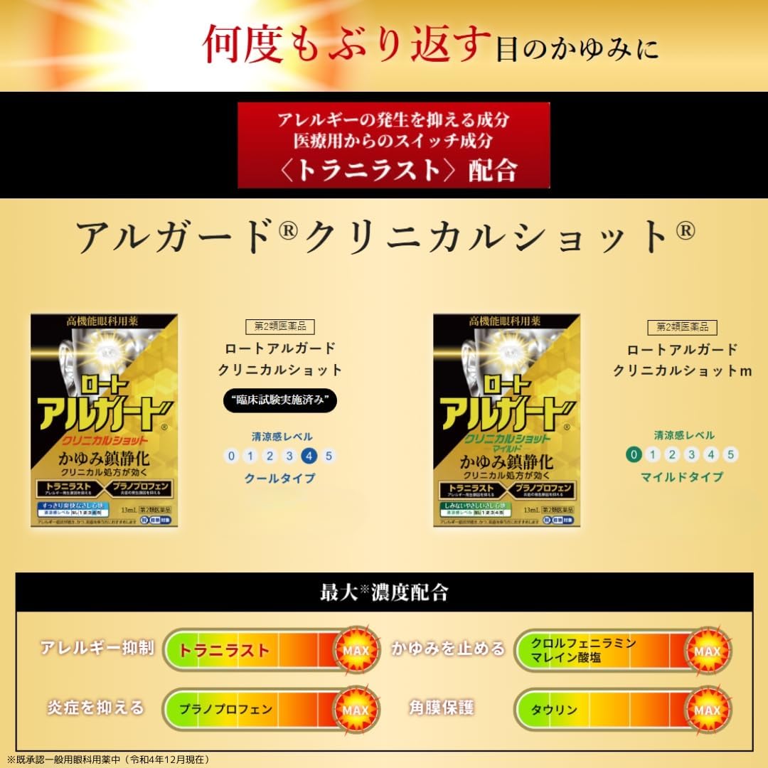 ロートアルガードクリニカルショット 目の疲れ対策用 13mL
